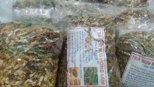 Trà sơn mật hồng sâm