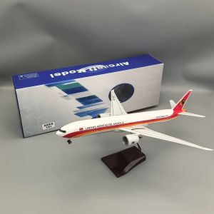 47CM scale plane B777 Angola Airlines Resin miniature airplane toy W Light Landing Gear Souvenir Plane Toy