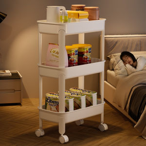 ชั้นวางของแบบพับได้พร้อมตะกร้าเก็บของสำหรับห้องนอนและห้องนั่งเล่น ชั้นวางของแบบพกพา สำหรับการจัดระเบียบในบ้าน