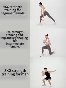Anti Fall Soft Kettlebell Home Exercise Equipment for Women/Mens Fitness Body Shaping Kettlebell