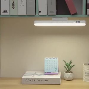 LED Table Lamp Magnetic Hanging USB Rechargeable Desk Lamp 3/5 Color Reading Light Dimmable Cabinet Closet Wardrobe Night Light