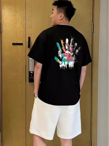 YEBO | Oversized 300 Pounds Street Style Short Sleeve T-Shirt