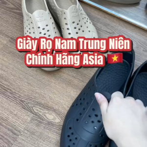 Giày Rọ Nam Asia Nhựa EVA Nhẹ FORM CHUẨN 2 Màu Hàng Chính Hãng-DME398