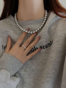 Dây Chuyền Ngọc Trai Bạc Xám Schia Zhenma Dây Chuyền Cổ Thời Trang Cho Nữ Dây Chuyền Áo Len Dây Chuyền Hợp Kim Mạ Vàng