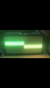 Atomic Double letter 1000watts 120 segments three color strobe lamp DMX control/Auto/Sound Atomic Stormy Strobe