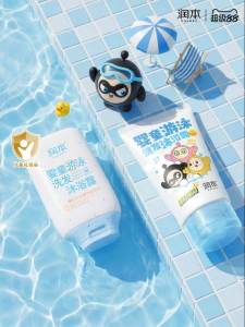 RUNBEN | Chlorine Removal 3 in 1 Childrens Shampoo and Body Wash