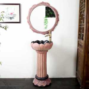 Chinese Style Vintage Outdoor Freestanding Washbasin