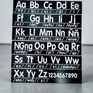 Classroom A–Z Alphabet Printed Wall Chart