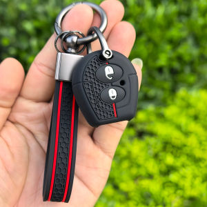 Silicone Car Key Case Cover With Keychain For Skoda Octavia Mk1 For VW Fox For Seat Cordoba Leon Sate Mc1 Ibiza 6L