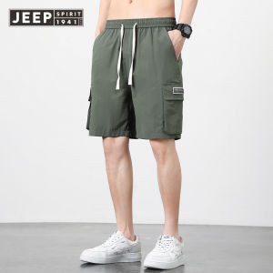 Jeep Spirit kích thước lớn quần soóc dụng cụ nam hợp thời trang thương hiệu 2023 mới mỏng mùa hè đồ mặc ngoài hợp thời trang lỏng thường ngày Quần thể thao ngoài trời không thấm nước