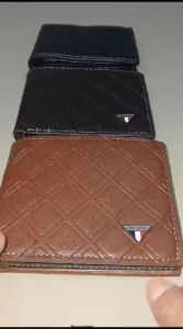 DAIQISI 1678-1 DOMPET UANG LIPAT TEBAL RFID ADA ZIPPER UANG KERTAS BAHAN KILAT LILIN