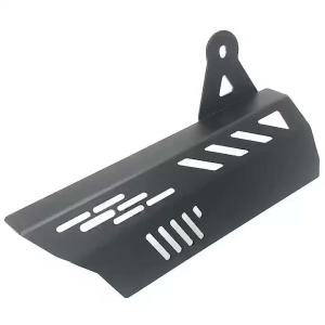 Ốp Bảo Vệ Ống Xả Pô Xe Máy Benelli TRK702X TRK702 2022-2024 Chất Liệu Nhôm Màu Đen