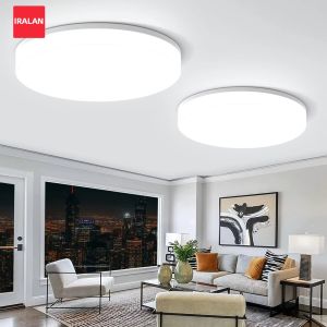Modern LED Lights Fixtures Ceiling Chandelier Round Ceiling Lamp Lustre Lights for Room Bedroom Home Decoration Indoor 18/24/36W