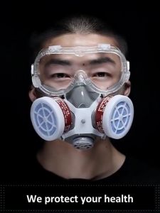 Topeng gas alat pernafasan topeng habuk HA HA Gas mask 6502-7 in 1 dust mask respirator Gas mask full face dust mask mask for spray painting topeng gas beracun mask n95 mask racun 防毒面具 防尘口罩