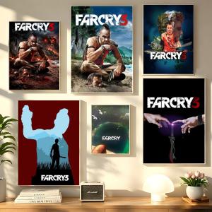 Far Cry Video Game Poster HD art sticky wall waterproof home living room bedroom bar decoration