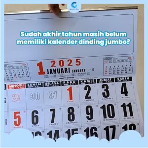 Kalender Dinding Jumbo Tahun 2025