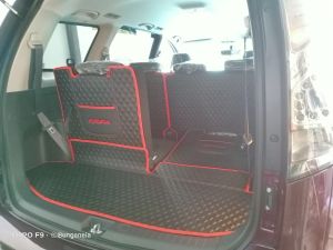 Proton Exora Car Boot Liner with Seat Cover Mat Carpet Rear Back Cover Cargo Boot Customized Leather 后座及后备箱皮革垫