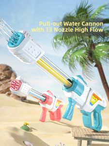 Pull-Action Water Gun and Sand Play Toy
