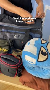 Tas Mudik Premium Polo Alvis 30 Liter Baju 15pcs Tas Travel Pria Wanita Travelling Piknik Mudik Minggat Jahitan Super Kuat Premium Tas Selempang Jinjing Kabin Pesawat