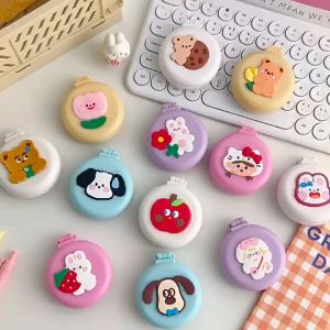 หวีกระจก หวีพกพา หวี กระจกแต่งหน้า ลายการ์ตูน หวีพร้อมกระจกในตัว มีให้เลือกหลายแบบ