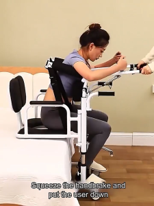 รถเข็นเคลื่อนย้ายผู้ป่วย เครื่องเปลี่ยนเกียร์ไฮดรอลิกผู้สูงอายุมัลติฟังก์ชั่นผู้ป่วยอัมพาตดูแลบ้านพร้อมอ่างอาบน้ำห้องน้ำรถ ดูแลคนป่วย คนแก่ ผู้สูงอายุ เก้าอี้ อุปกรณ์เคลื่อนย้ายผู้ป่วยติดเตียง