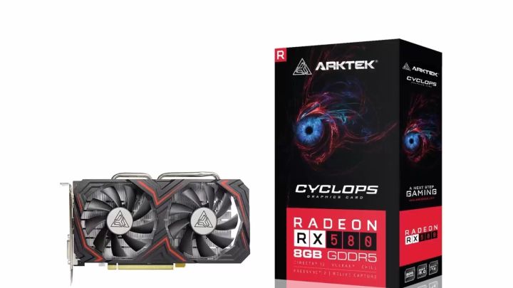 ARKTEK RX 580 8GB 256bit V4การ์ดจอ VGA Graphic Card