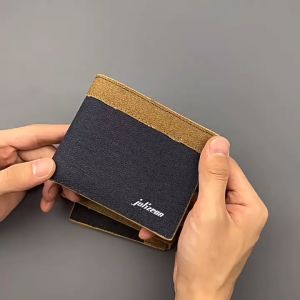 Ví Bóp Vải Canvas JOHZEON Nam Kiểu Dáng Hàn Quốc Nhiều Ngăn Tiện Lợi DUMBUM DV114