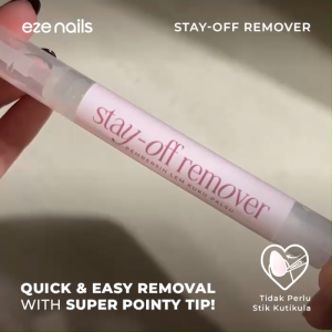 EZE NAIL STAY-OFF Remover With Vit.E (Pembersih Lem & Kuku Palsu)