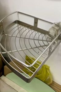 Kệ góc 1 tầng Inox 304 100%