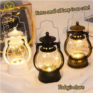 Đèn Led Kiểu Đèn Dầu Phong Cách Retro  Đèn Ngủ Để Bàn Phong Cách Cổ Điển Vintage