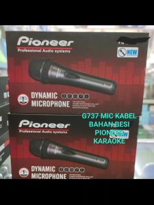 G737 MIC KABEL PIONEER DYNAMIC MICROPHONE MIK MIX PRO AUDIO PROFESIONAL PIONER PIOONER BESI KARAOKE