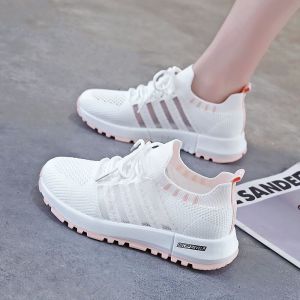 Yang Li Ping Womens Dance Shoes Mesh Breathable Lightweight Sporty Ghost Step Dancing Shoes for Square Dancing And Fitness