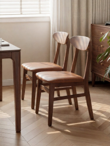ZHUSHANXIA | Home Dining Chair with Backrest and Soft Padding