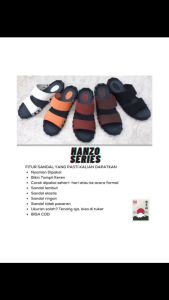 Sandal Pria CMT - Hanzo - Sandal Pria Dewasa Distro Sandal Pria Dewasa Model Terbaru 2023