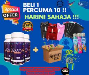 EXAMA MINDA BOOSTER ( BELI 1 FREEGIFT 10 ) VITAMIN Original Hq