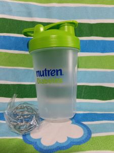 SG Stock Optifast/Ensure/Glucerna/Nutren shaker bottle with Lid & whisk ball perfect for mixing protein shake/supplements about 450ml