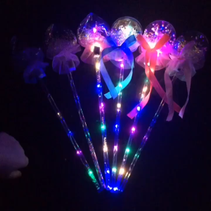 1PC LED Magic Fairy Stick Luminous Headband Party Cosplay Childrens Toys Starry Sky Magic Wand