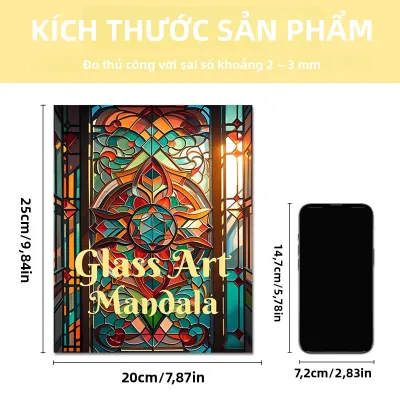 Sách Tô Màu Mandala Cổ Điển Dành Cho Người Lớn - 24 Trang Với Các Mẫu Thiết Kế Đường Nét Đơn Giản Để Thư Giãn Và Thể Hiện Sáng Tạo