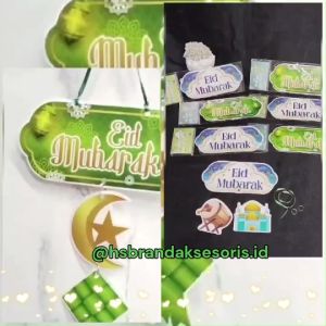 GANTUNGAN EDISI LEBARAN / HIASAN GANTUNGAN EID MUBARAK / GANTUNGAN IDUL FITRI / HGL6325