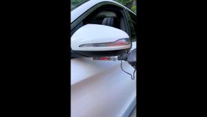 KEVANLY | 2pcs Wind Powered Car LED Front Grille DRL Running Light Rotatable Fan RGB Strobe Headlight Decorative Light Exterior Accessorie