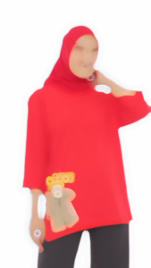 FOREVER Kaos Atasan Oversize Wanita Lengan 7/8 Cotton Combed 24s Kaos Wanita Hijab Style Beli 4 Gratis 1 Kaos Random