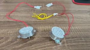 Synchronous Motor TYJ49 Small Synchronous Motor 110V 220V AC 15-18RPM Shaft Rotation CCW 4W Gear Motor for Electric Fireplace