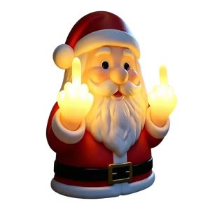 Đèn Bàn Ông Già Noel Hình Dáng Cử Chỉ Đèn Ngủ Giáng Sinh Ấm Áp Trang Trí Không Khí Lễ Hội Tại Nhà Đèn Chiếu Sáng Nội Thất Quà Tặng