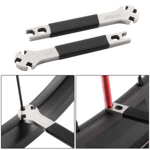Triple Bicycle Spoke Wrench For 3.3 3.4 3.5mm Spoke Nipples Bicycle Wheels Spokes Tension Adjust Tool Bike Repair Remover
