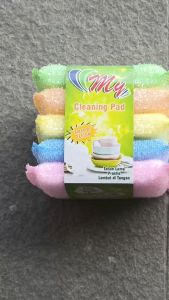 (PALING MURAH) SPONS CUCI PIRING -SPON BANTAL-PAKET 5 PCS SPON CUCI PIRING Warna Warni spons untuk cuci piring