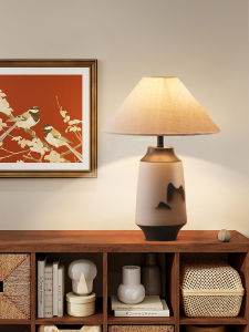 YUANSHENGDA | Đèn Bàn Gốm Phong Cách Chic Zen cho Đèn Tạo Khí Giơ