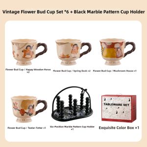 WUXIN | Aesthetic High Capacity Mug for Drinking Water Home Use Breakfast Cup