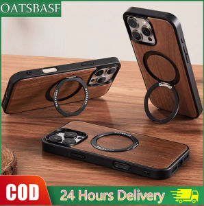 OATSBASF Wooden Backplane Phone Case For iPhone 16 Pro / 16 ProMax /15 Pro / 15 ProMax