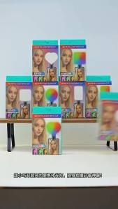 Đèn Selfie Mini Cầm Tay Kẹp Được Sạc Lại Được 3 Chế Độ Độ Sáng Điều Chỉnh Được Đèn LED Dành Cho Điện Thoại Di Động Và Máy Tính