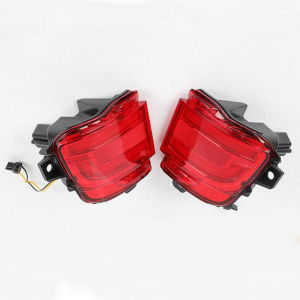 ROMADA | 2PCS For Toyota Land Cruiser 200 FJ200 LC200 2016-2020 Rear Bumper Tail Light LED Rear Fog Lamp Fog Light Brake Reflector